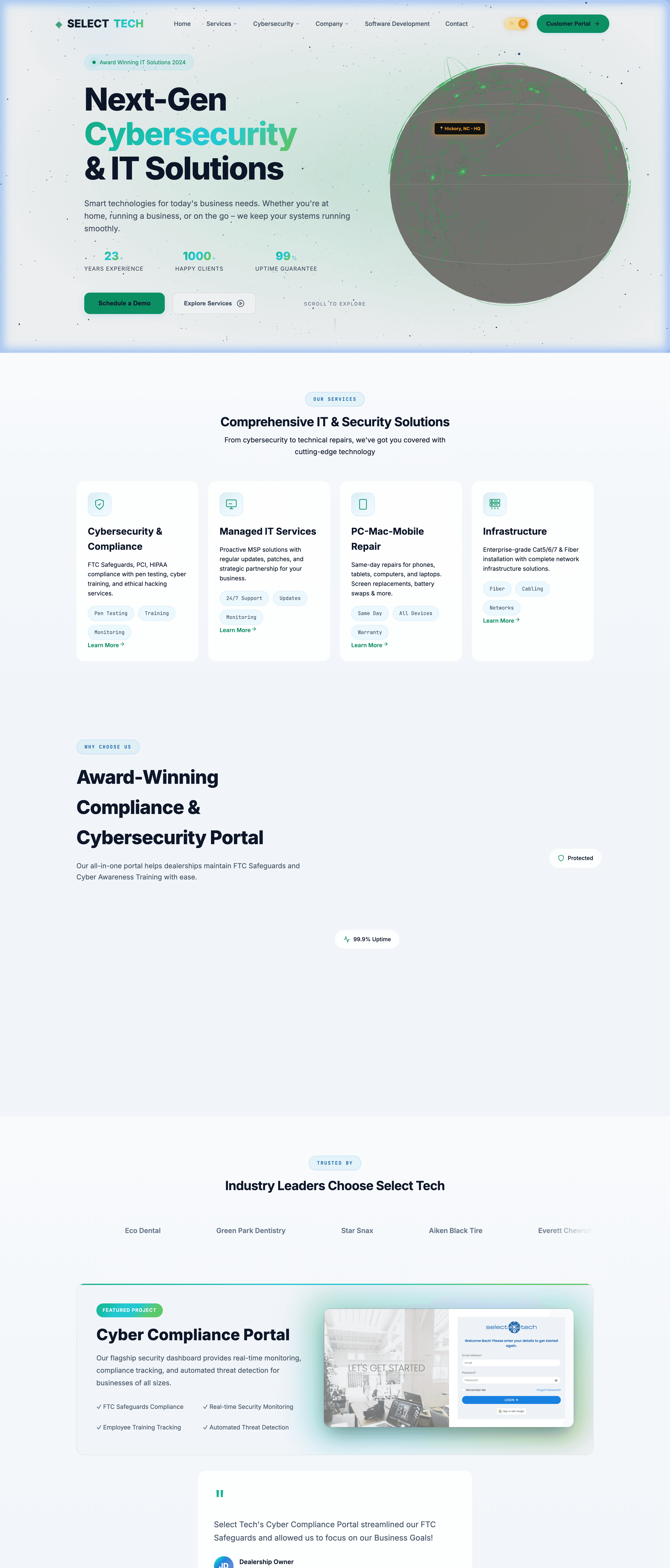 SelectTech Inc IT & Cybersecurity case study preview